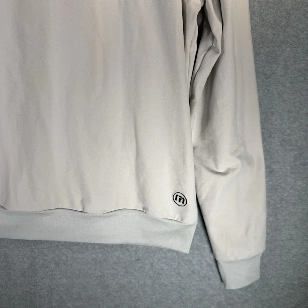 Travis Mathew Sapporo Golf Track Jacket Lightweight Mens XL Black Gray Full Zip